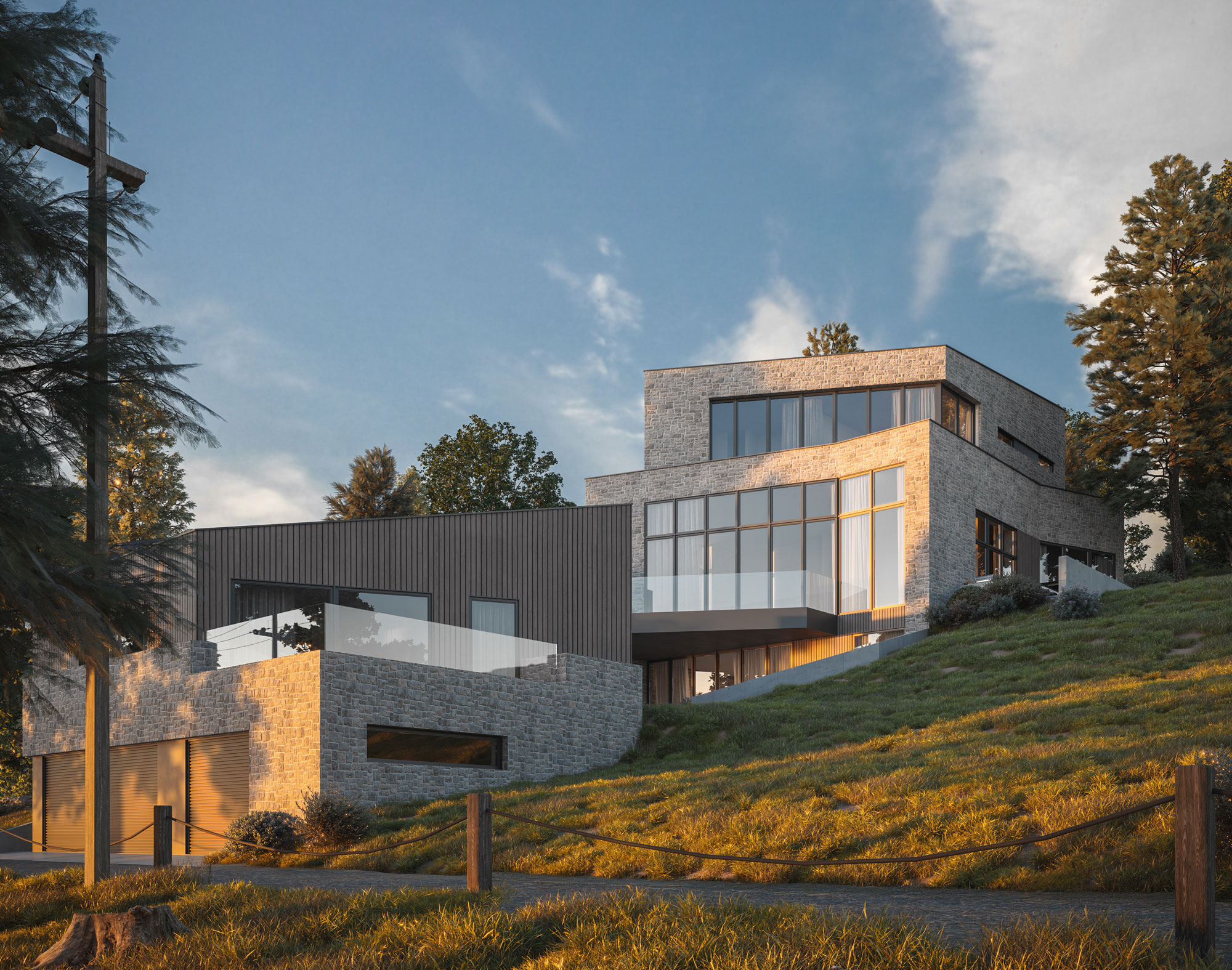 The Hill House | Anonymous Architecture Calgary | Custom Home