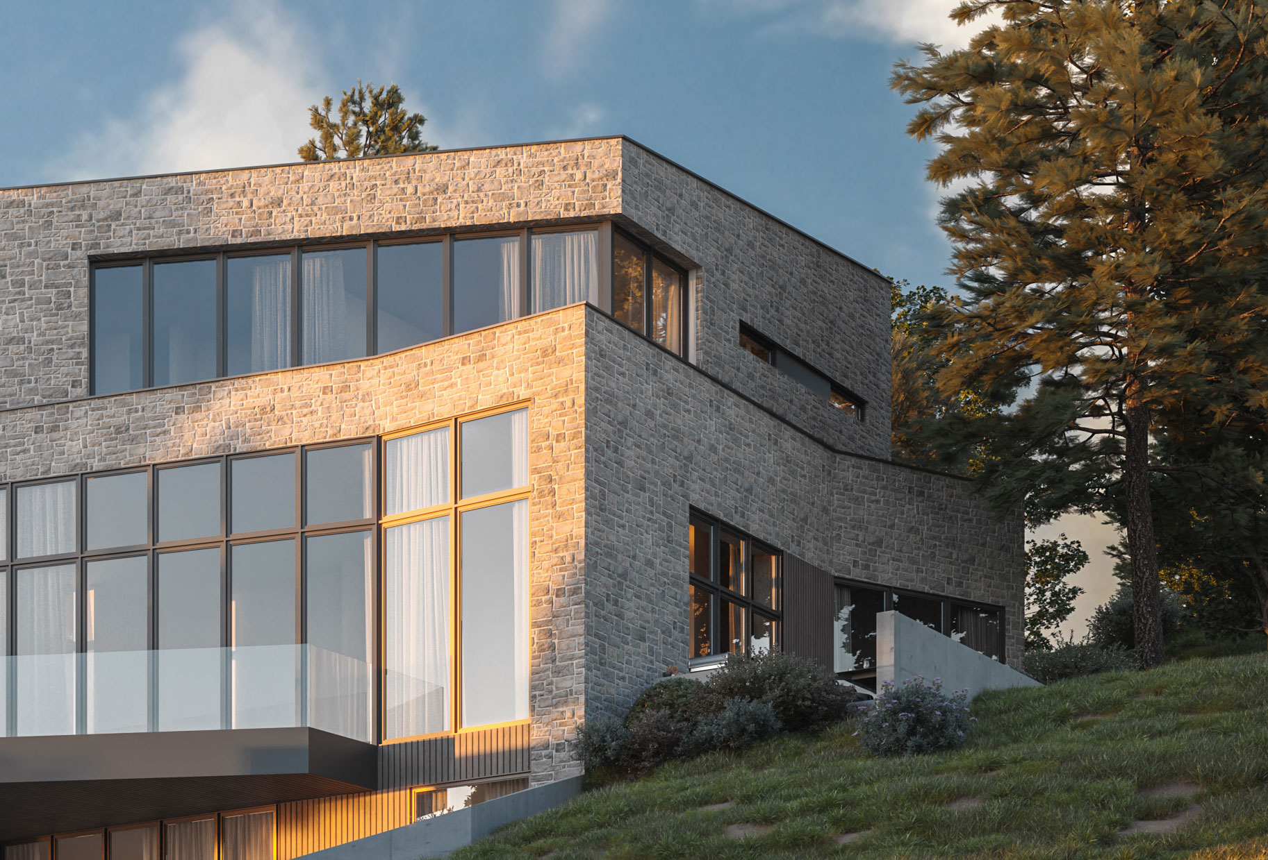 Hill House — custom home by Anonymous Architecture Calgary