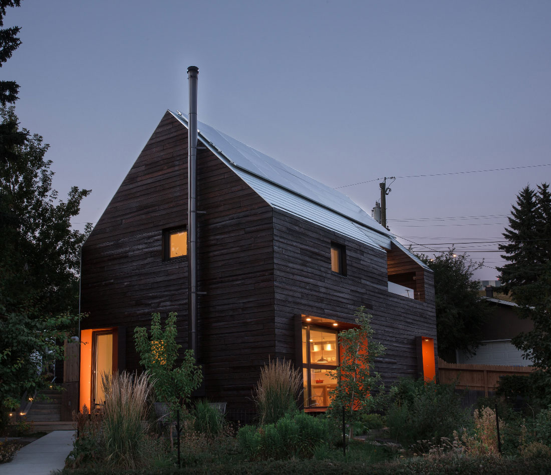 The Montgomery Project — sustainable custom home in Calgary's Montgomery by Anonymous Architecture
