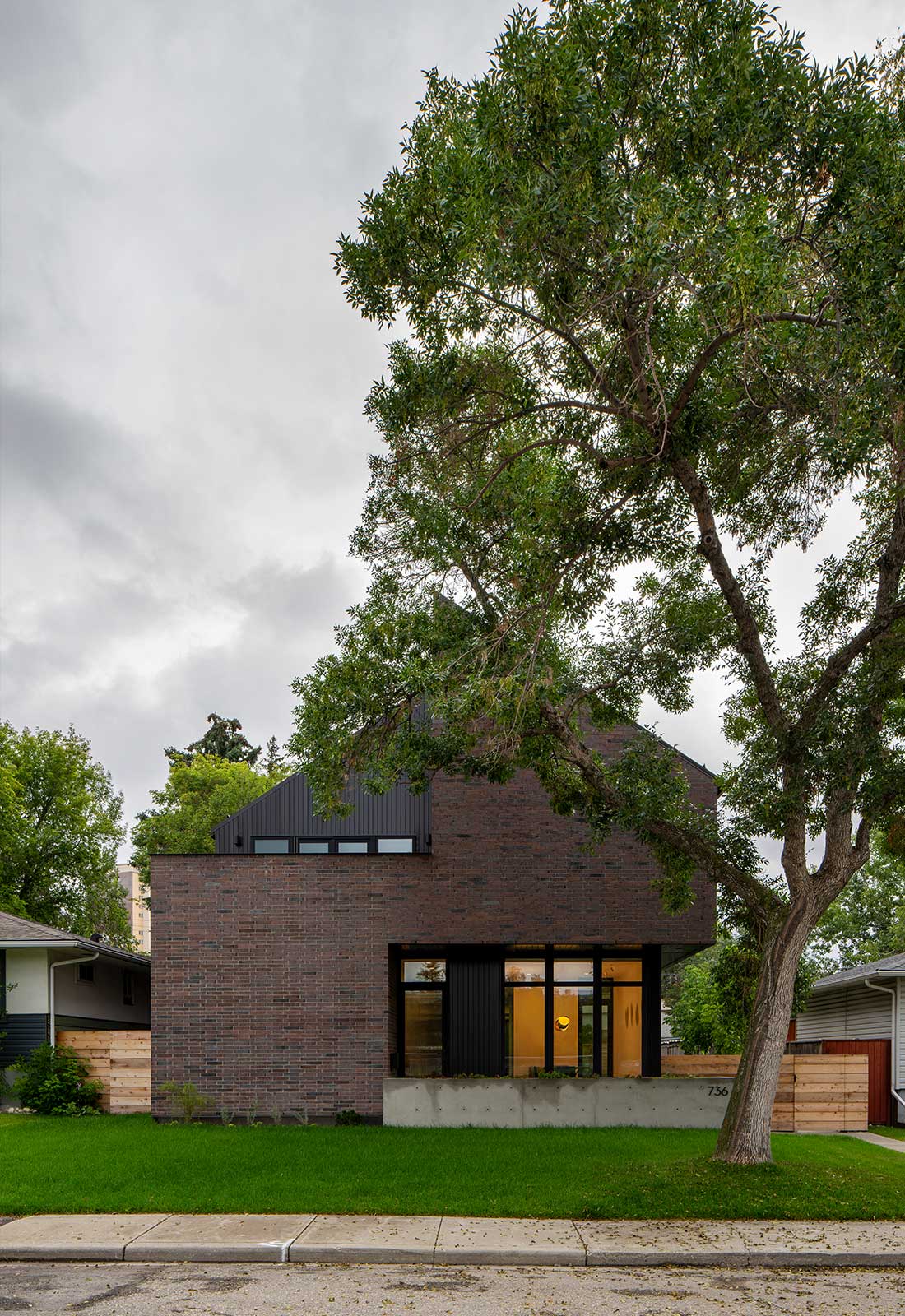 Parkdale House — custom infill home in Calgary's Parkdale by Anonymous Architecture