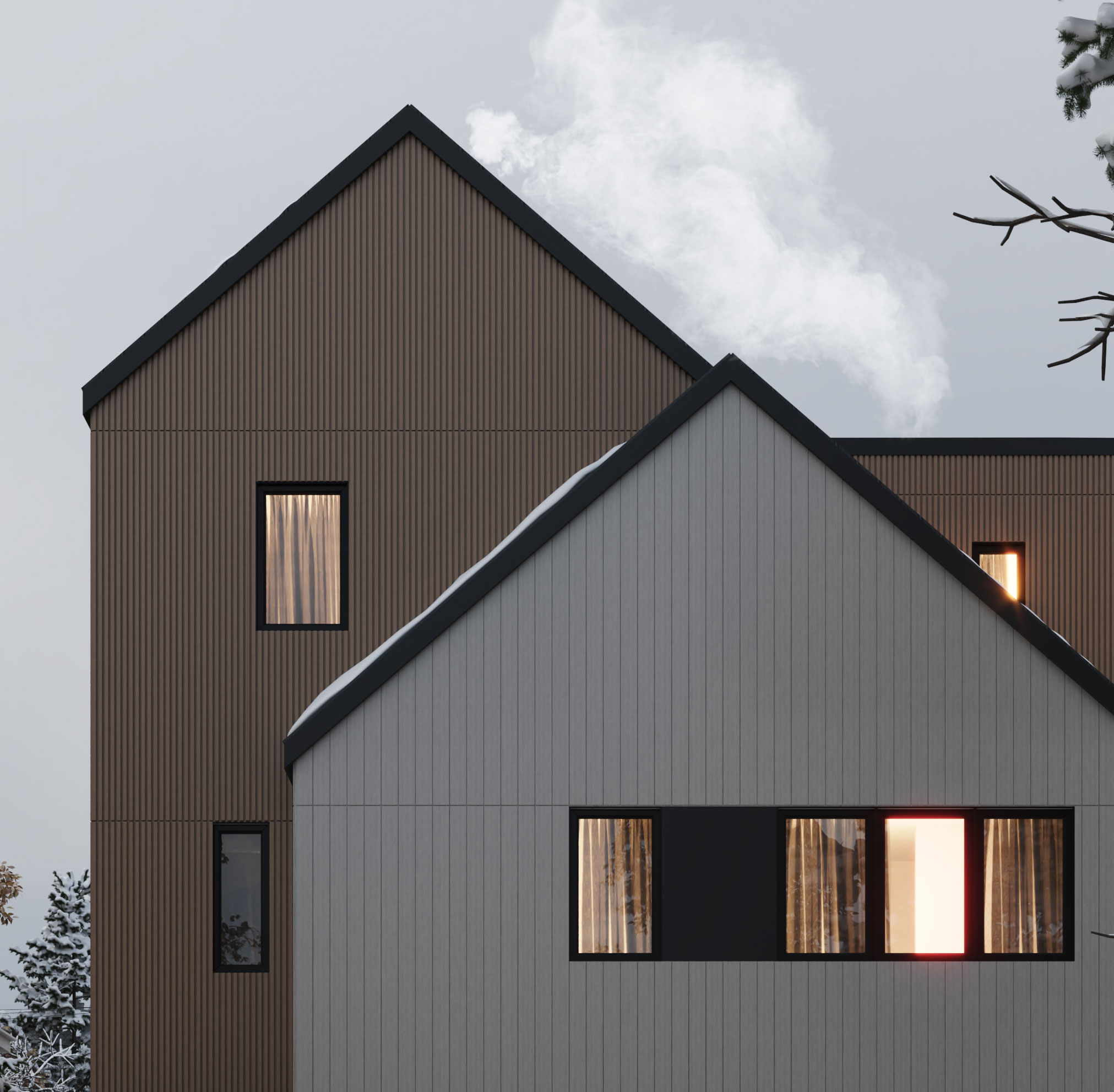 Sugarbowl Townhouses — missing middle development in Garneau, Edmonton by Anonymous Architecture